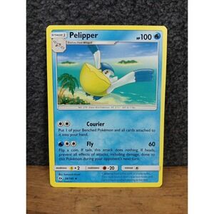 2017 POKEMON TCG PELIPPER #38/149 SUN+MOON BASE SET UNCOMMON STAGE 1 TC‎ card